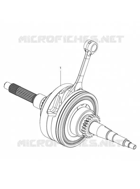 CRANKSHAFT Aprilia APRILIA-SCOOTER 150 SR 2018  SR 150 4T/3V