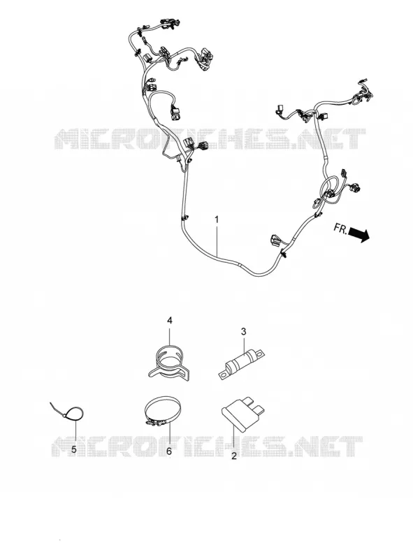MAIN WIRING HARNESS Aprilia APRILIA-SCOOTER 150 SR 2018  SR 150 4T/3V