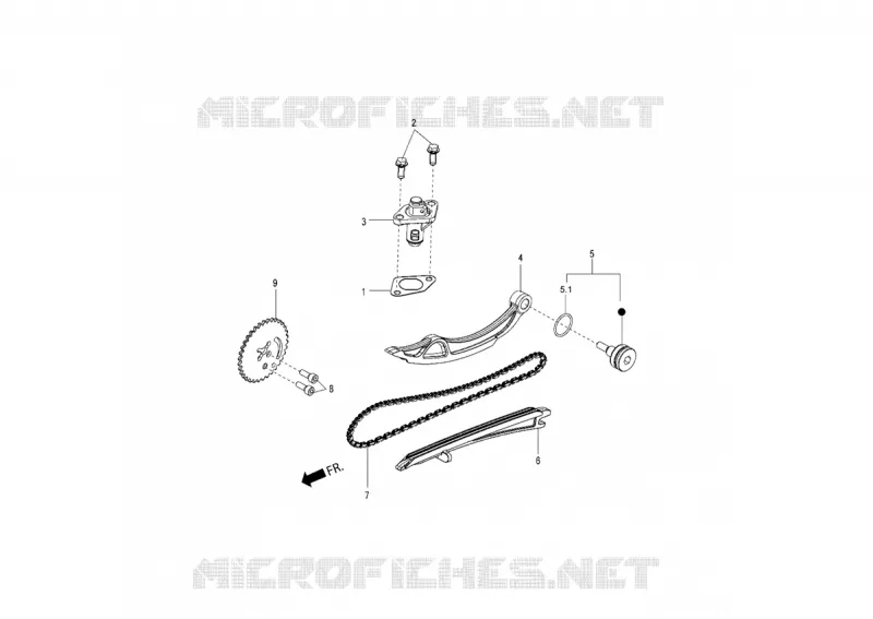 TIMING CHAIN - TENSIONER Aprilia APRILIA-SCOOTER 150 SR 2018  SR 150 4T/3V