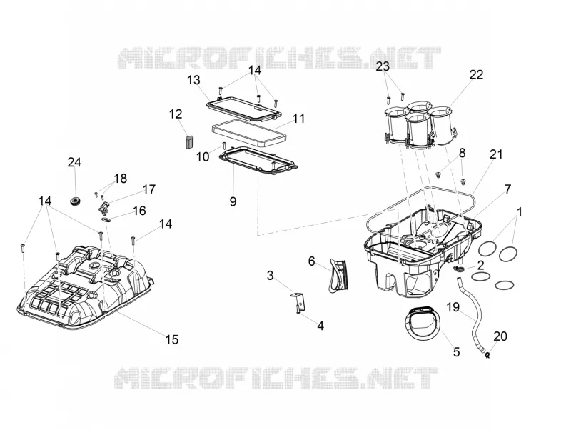 AIR BOX Aprilia APRILIA-MOTORCYCLES 1100 TUONO 2019  Tuono V4 1100 RR Euro 4 ABS