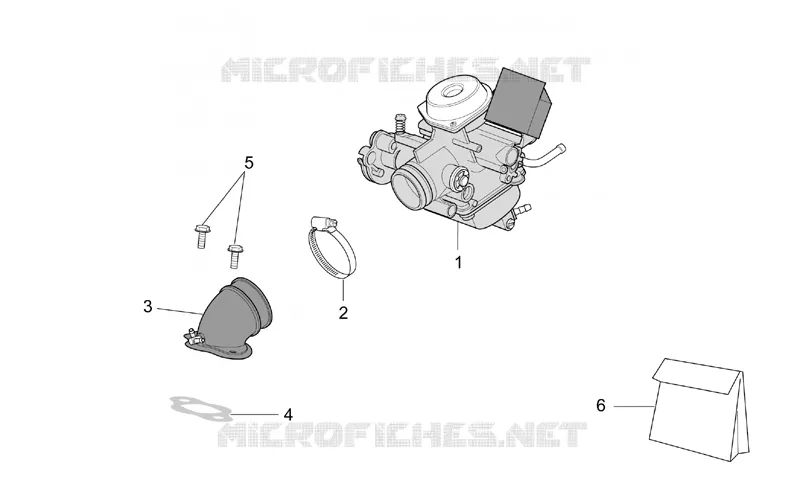 Carburettor Aprilia APRILIA-SCOOTER 150 MOJITO 2005  Mojito