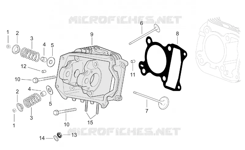Cylinder head Aprilia APRILIA-SCOOTER 150 MOJITO 2007  Mojito