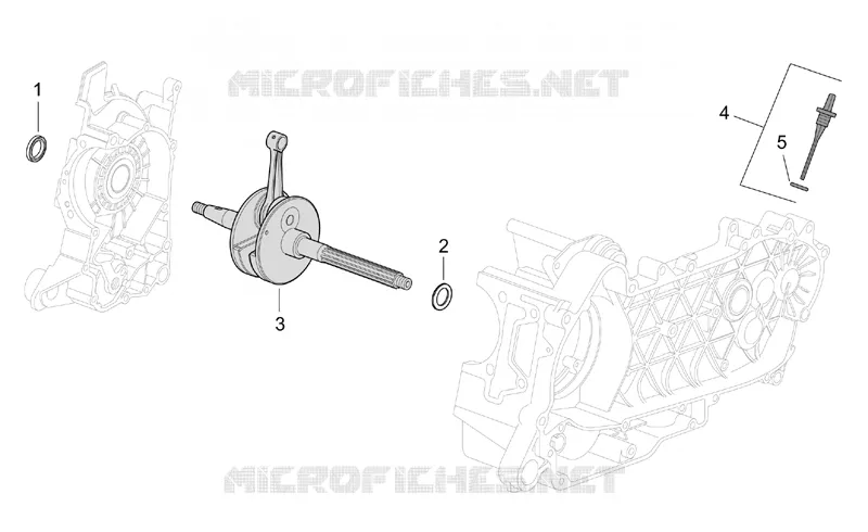 Drive shaft Aprilia APRILIA-SCOOTER 150 MOJITO 2006  Mojito