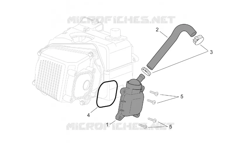 Oil breather valve Aprilia APRILIA-SCOOTER 125 MOJITO 2005  Mojito