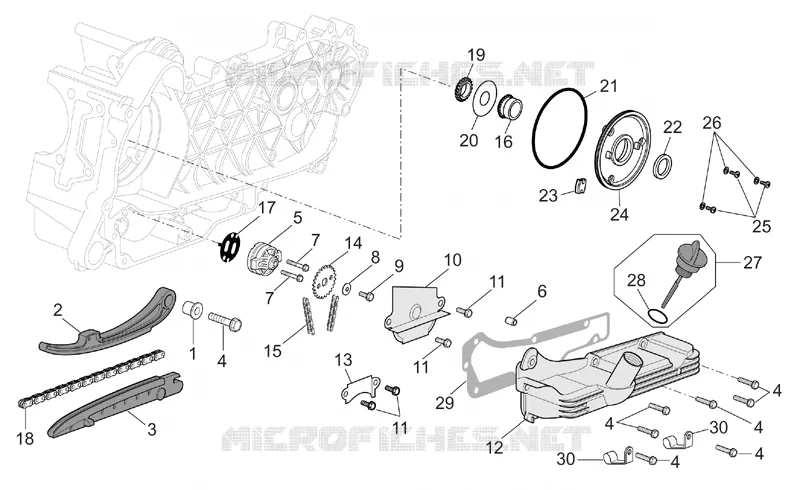 Oil pump Aprilia APRILIA-SCOOTER 150 MOJITO 2006  Mojito