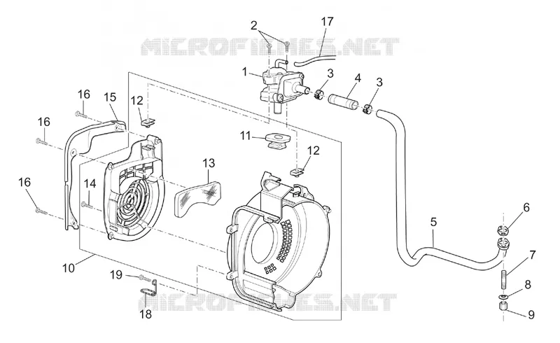 Secondary air Aprilia APRILIA-SCOOTER 150 MOJITO 2007  Mojito