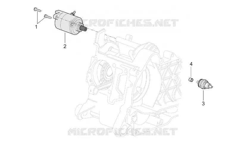 Starter motor - Ignition unit Aprilia APRILIA-SCOOTER 150 MOJITO 2005  Mojito