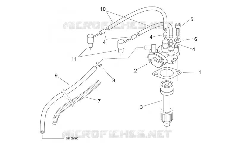 Oil pump Aprilia APRILIA-SCOOTER 50 MOJITO 2001  Mojito Retro 2T (engine Aprilia)