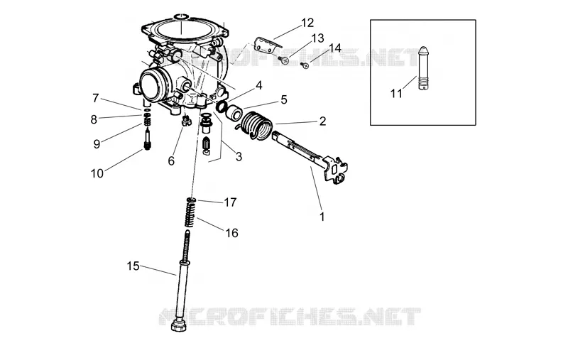 Carburettor III Aprilia APRILIA-MOTORCYCLES 650 PEGASO 1999  Pegaso