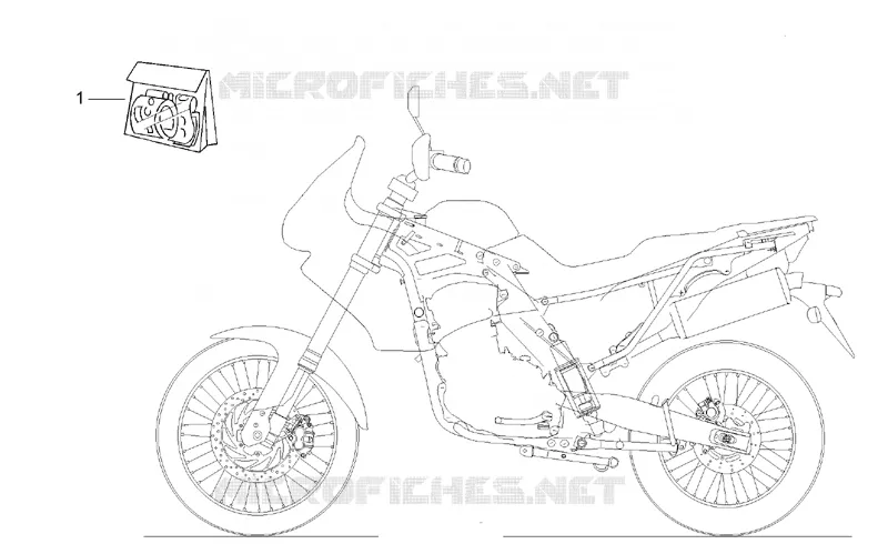 Decal set Aprilia APRILIA-MOTORCYCLES 650 PEGASO 2000  Pegaso