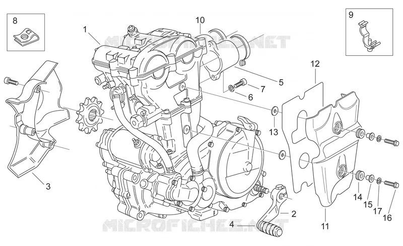 Engine Aprilia APRILIA-MOTORCYCLES 650 PEGASO 1999  Pegaso