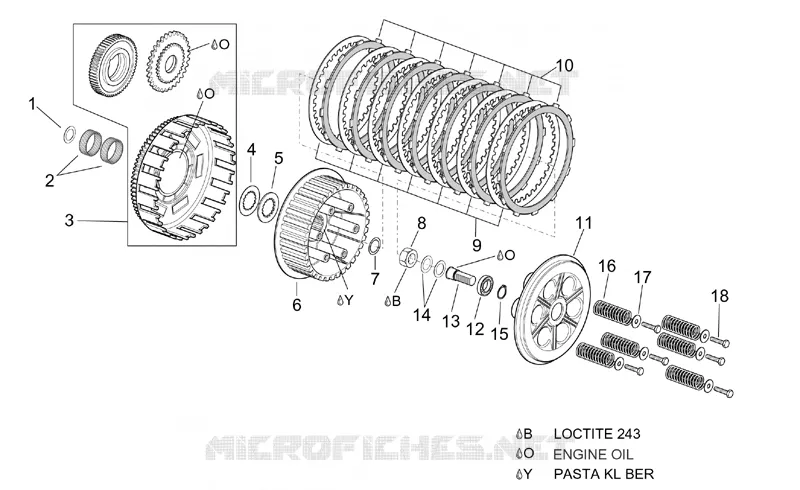 Clutch Aprilia APRILIA-MOTORCYCLES 650 PEGASO 2003  Pegaso IE
