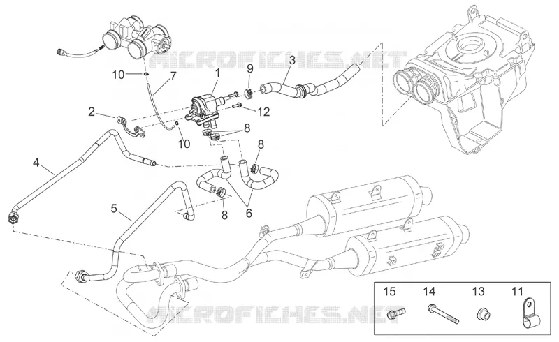 Secondary air Aprilia APRILIA-MOTORCYCLES 650 PEGASO 2003  Pegaso IE