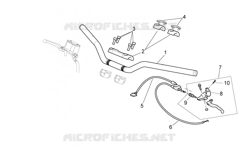 Controls I Aprilia APRILIA-MOTORCYCLES 650 PEGASO 2007  Pegaso Strada - Trail IE