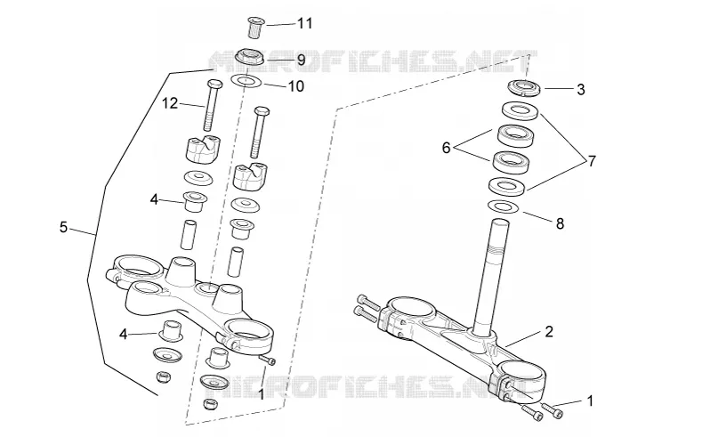 Steering-Trail Version Aprilia APRILIA-MOTORCYCLES 650 PEGASO 2006  Pegaso Strada - Trail IE