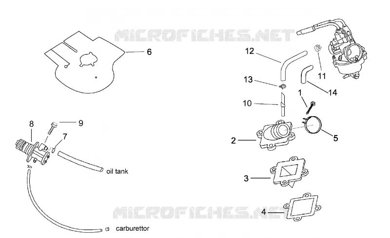 Supply - Oil pump Aprilia APRILIA-SCOOTER 50 RALLY 1999  Rally Air
