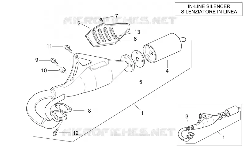 Exhaust unit  FAST  Aprilia APRILIA-SCOOTER 50 RALLY 1996  Rally H2O