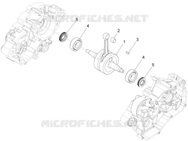 CRANKSHAFT Aprilia APRILIA-MOTORCYCLES 50 RS4 2014  RS4 50 2T