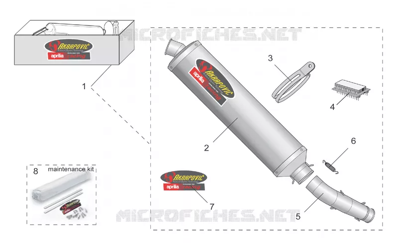 Acc. - Performance  parts I Aprilia APRILIA-MOTORCYCLES 1000 RSV 2001  RSV 1000