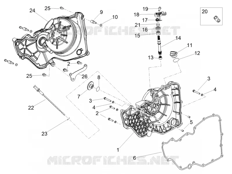 CLUTCH COVER Aprilia APRILIA-MOTORCYCLES 1100 RSV4 2021  RSV4 1100 Euro 5 ABS