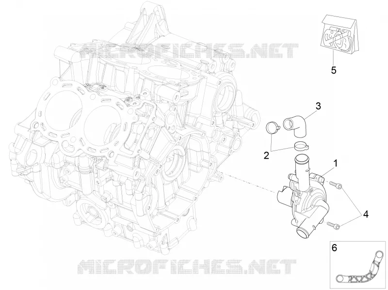 WATERPUMP Aprilia APRILIA-MOTORCYCLES 1100 RSV4 2021  RSV4 1100 Euro 5 ABS