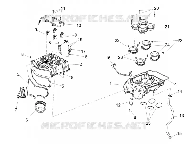 AIR BOX Aprilia APRILIA-MOTORCYCLES 1100 RSV4 2023  RSV4 1100 Euro 5 ABS