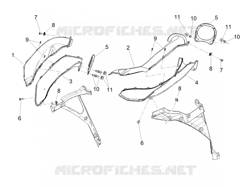 AIR DUCT Aprilia APRILIA-MOTORCYCLES 1100 RSV4 2023  RSV4 1100 Euro 5 ABS
