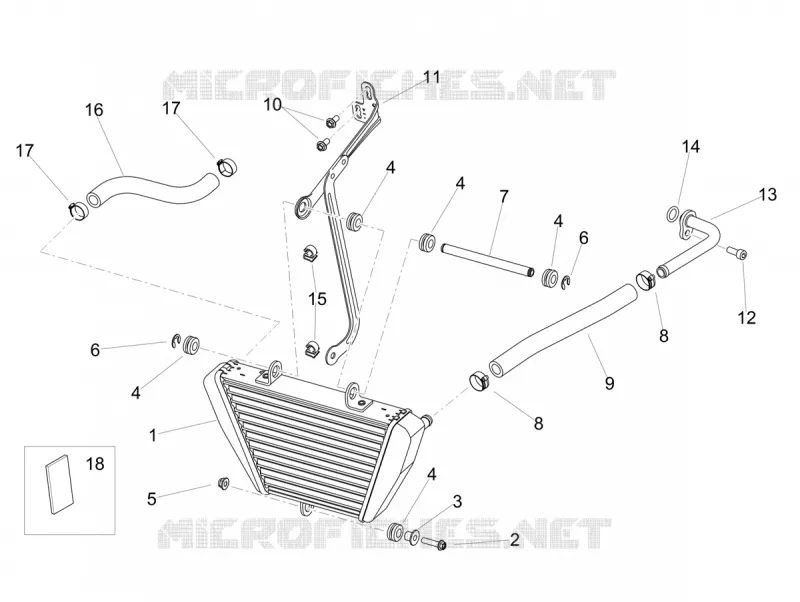 OIL COOLER Aprilia APRILIA-MOTORCYCLES 1100 RSV4 2021  RSV4 1100 Euro 5 ABS