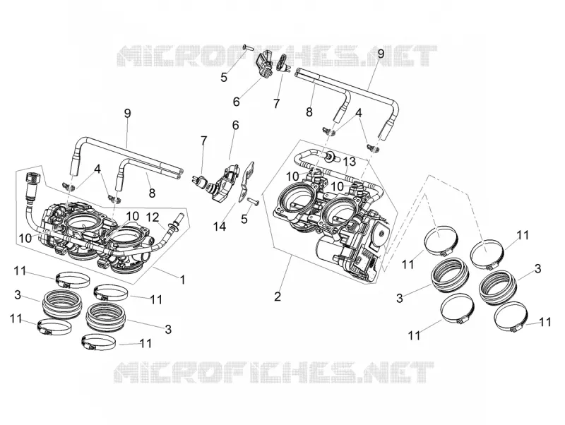 THROTTLE BODY Aprilia APRILIA-MOTORCYCLES 1100 RSV4 2021  RSV4 1100 Euro 5 ABS
