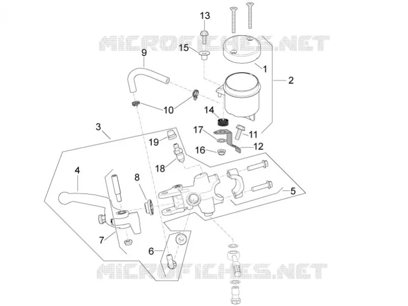 FRONT BRAKE MASTER CYLINDER Aprilia APRILIA-MOTORCYCLES 1100 RSV4 2022  RSV4 1100 Factory Euro 5 ABS