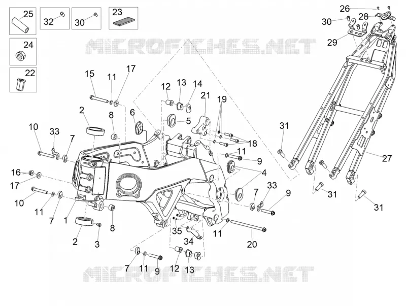 Frame/bodywork Aprilia APRILIA-MOTORCYCLES 1100 RSV4 2021  RSV4 1100 Factory Euro 5 ABS