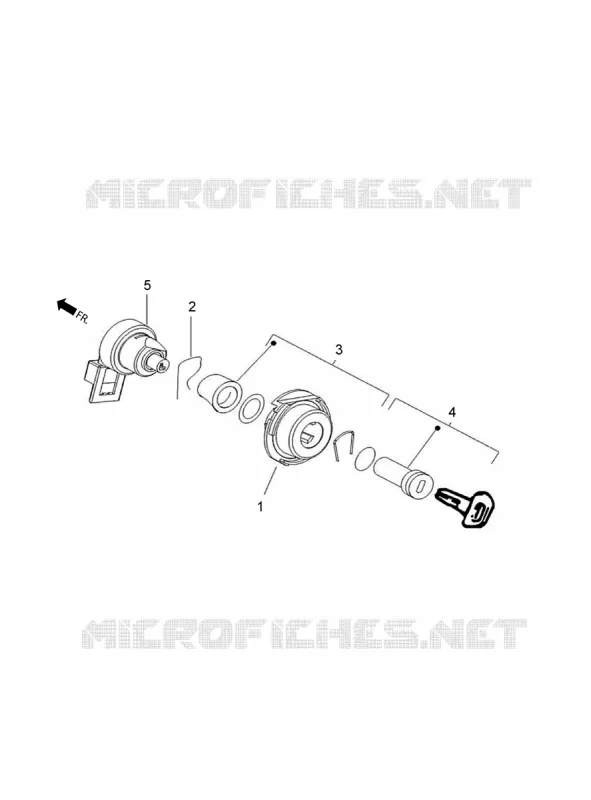 LOCKS Aprilia APRILIA-SCOOTER 125 SR 2020  SR 125 HE Carburatore