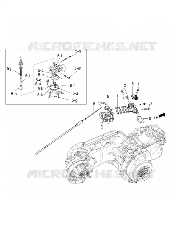CARBURETOR - SPARE PARTS Aprilia APRILIA-SCOOTER 125 SR 2021  SR 125 STORM TT BSIV