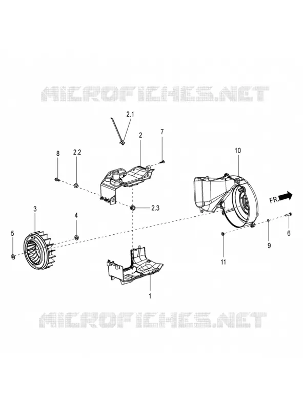 COOLING FAN - COVER Aprilia APRILIA-SCOOTER 125 SR 2022  SR 125 STORM TT BSIV