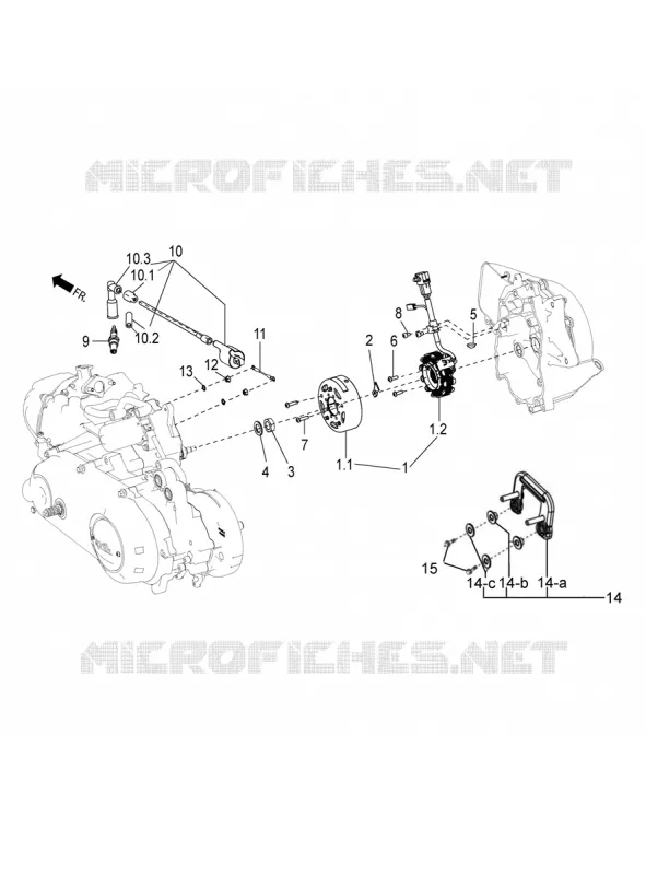 FLYWHEEL / IGNITION COIL Aprilia APRILIA-SCOOTER 125 SR 2020  SR 125 STORM TT BSIV
