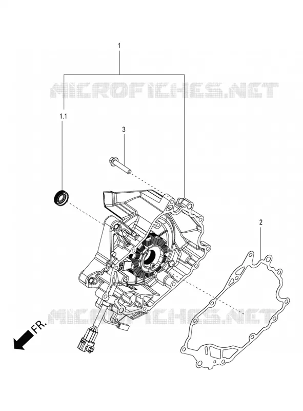 FLYWHEEL COVER Aprilia APRILIA-SCOOTER 125 SR 2021  SR 125 STORM TT BSIV