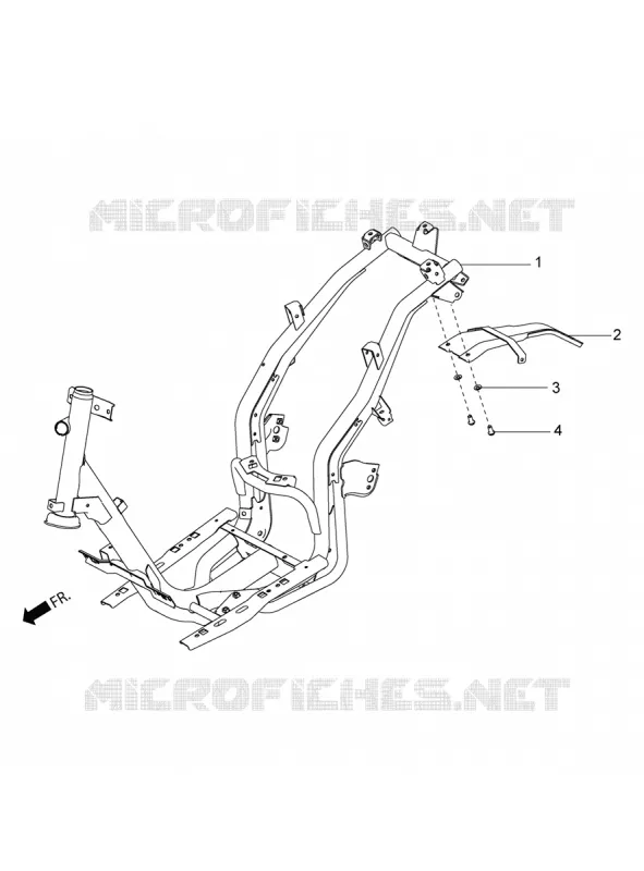 Frame/bodywork Aprilia APRILIA-SCOOTER 125 SR 2020  SR 125 STORM TT BSIV