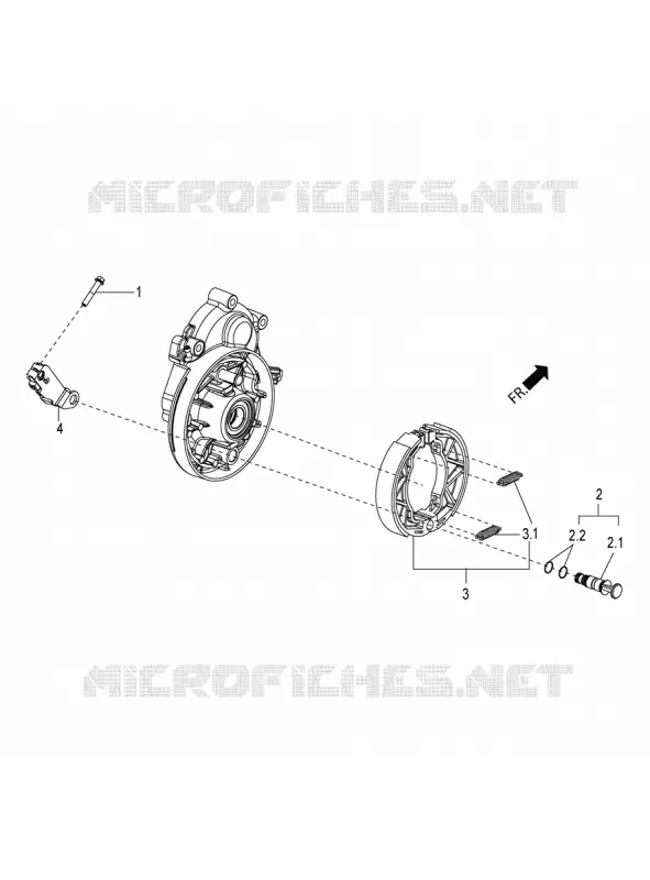 REAR BRAKE - SHOES Aprilia APRILIA-SCOOTER 125 SR 2020  SR 125 STORM TT BSIV