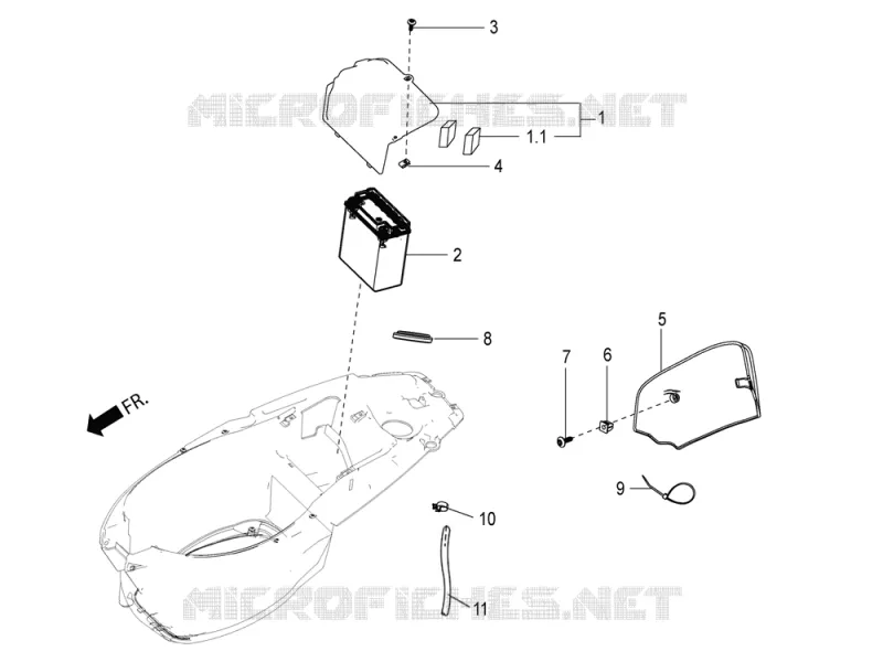 BATTERY Aprilia APRILIA-SCOOTER 150 SR 2022  SR Motard 150 ABS