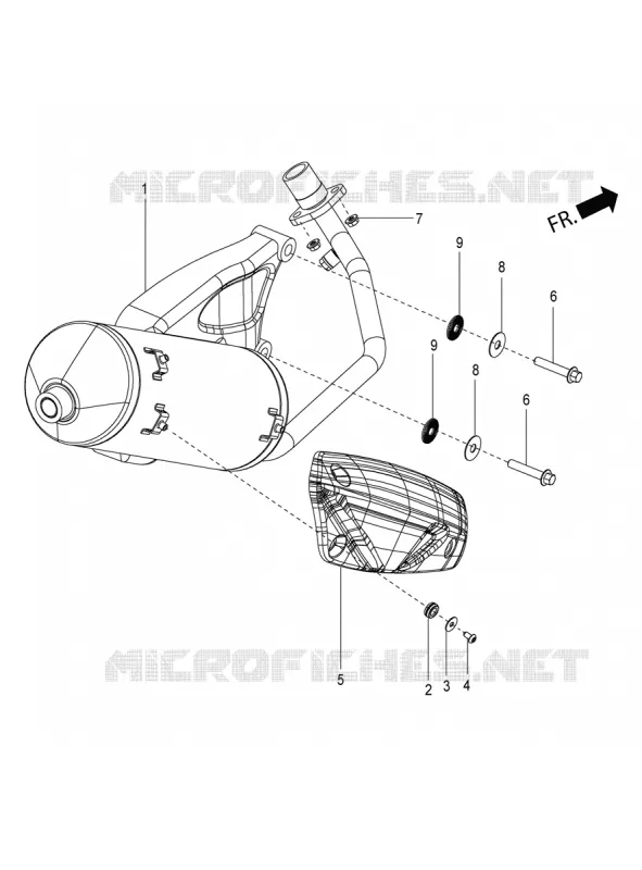 EXHAUST Aprilia APRILIA-SCOOTER 150 SR 2021  SR Motard 150 ABS