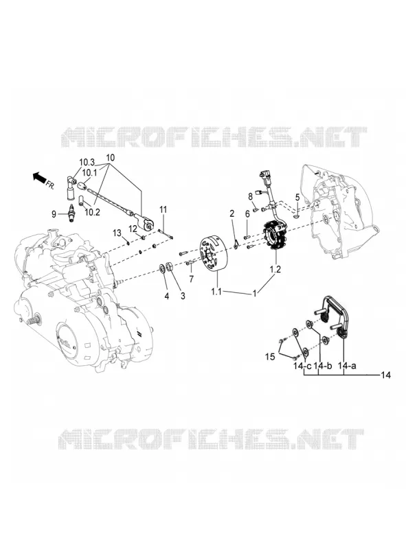 FLYWHEEL / IGNITION COIL Aprilia APRILIA-SCOOTER 150 SR 2022  SR Motard 150 ABS