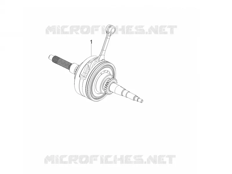 CRANKSHAFT Aprilia APRILIA-SCOOTER 160 SR 2020  SR Motard 160 ABS BSVI CKD