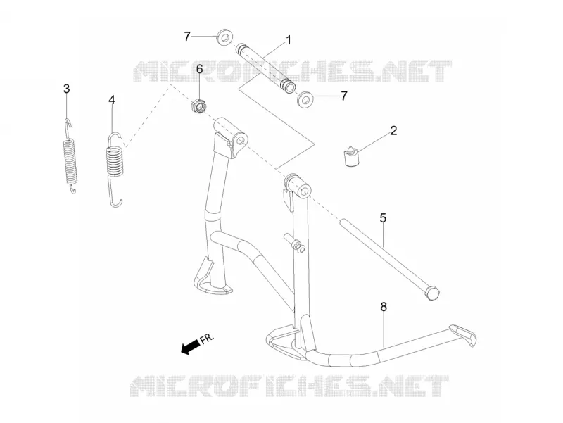 STAND Aprilia APRILIA-SCOOTER 160 SR 2022  SR Motard 160 ABS BSVI CKD