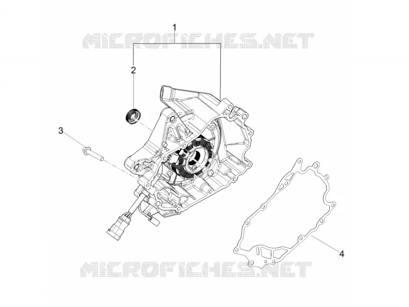FLYWHEEL COVER Aprilia APRILIA-SCOOTER 160 SXR 2021  SXR 160 BSVI ABS