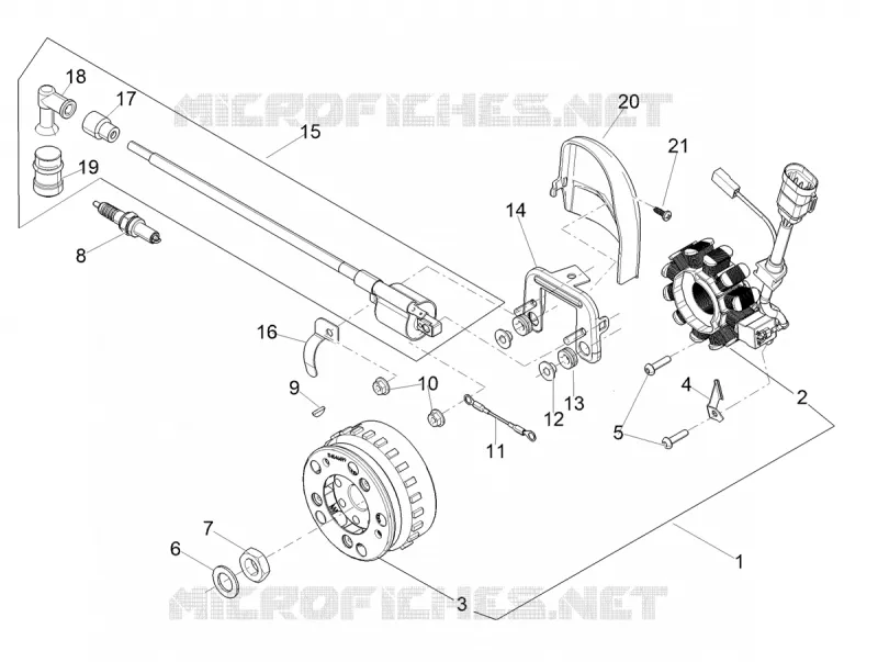 IGNITION UNIT - FLYWHEEL Aprilia APRILIA-SCOOTER 160 SXR 2023  SXR 160 BSVI ABS