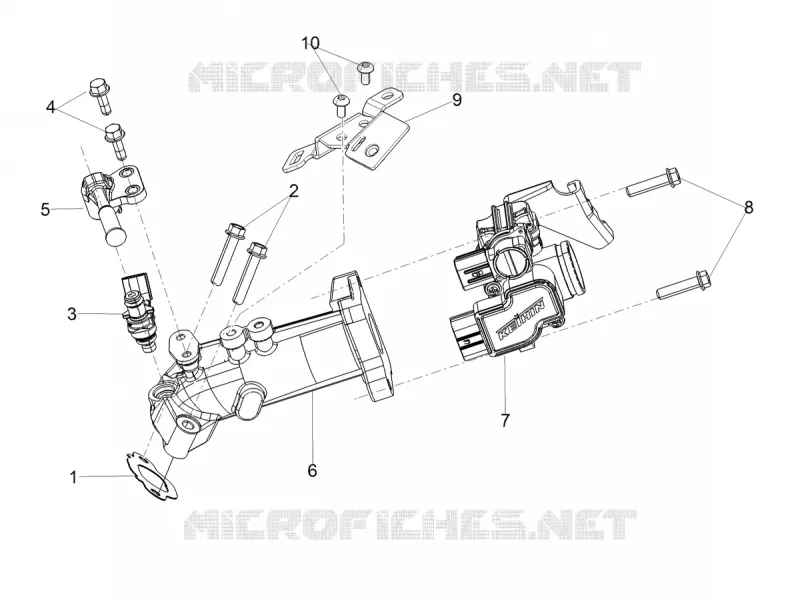THROTTLE BODY Aprilia APRILIA-SCOOTER 160 SXR 2023  SXR 160 BSVI ABS