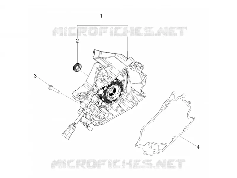 FLYWHEEL COVER Aprilia APRILIA-SCOOTER 50 SXR 2022  SXR 50 4T 3V HE New Comfort Euro 5
