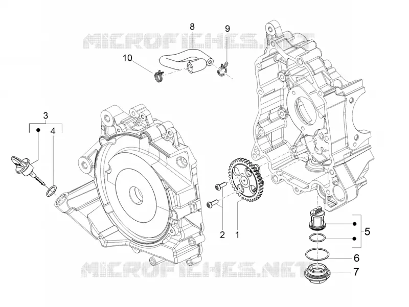 Oil pump Aprilia APRILIA-SCOOTER 50 SXR 2023  SXR 50 4T 3V HE New Comfort Euro 5