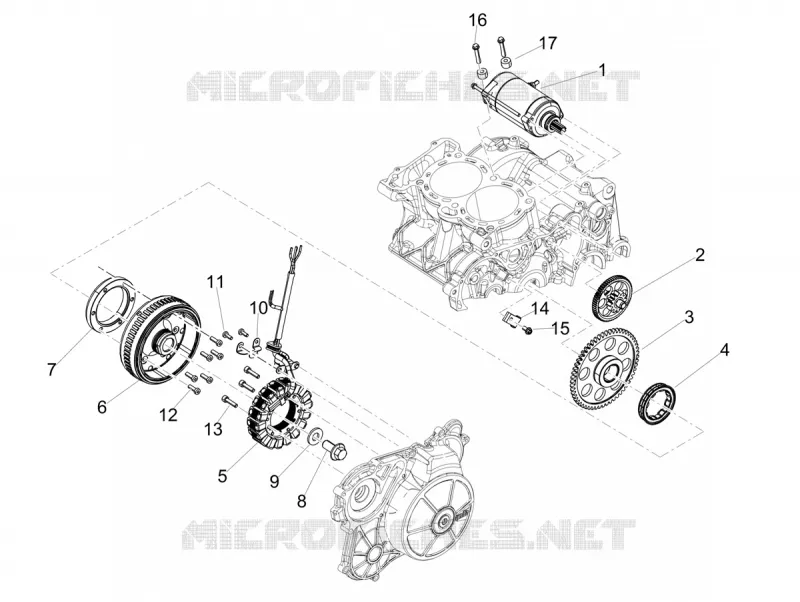 IGNITION UNIT - FLYWHEEL Aprilia APRILIA-MOTORCYCLES 660 TUAREG 2023  Tuareg 660 Euro 5 ABS