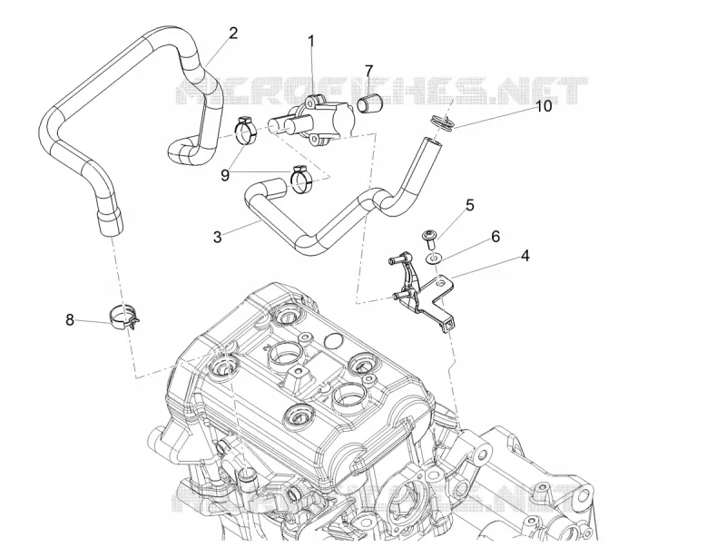 SECONDARY AIR Aprilia APRILIA-MOTORCYCLES 660 TUONO 2022  Tuono 660 4T 8V Euro 5 ABS
